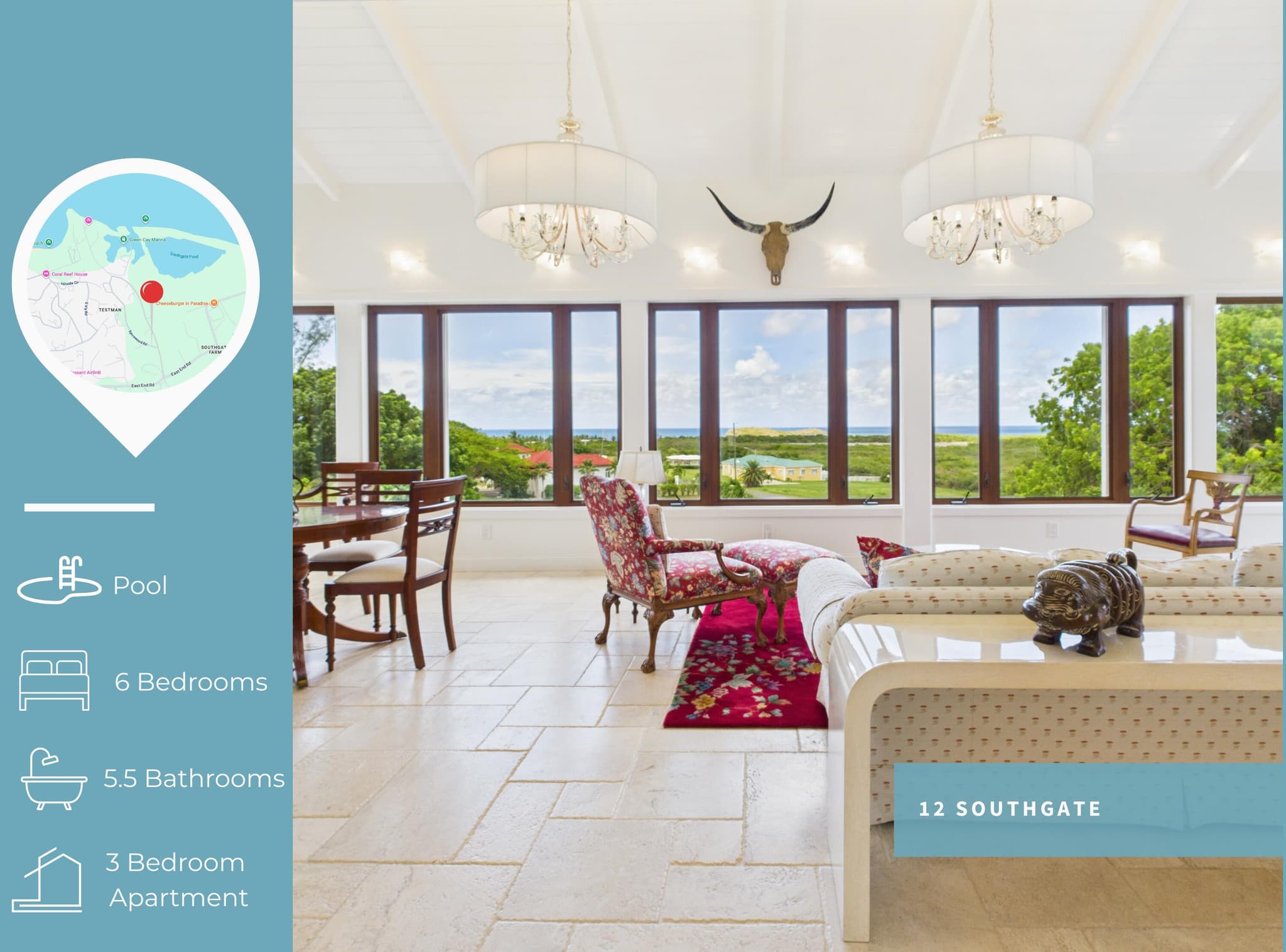 6-Bedroom Home in St. Croix